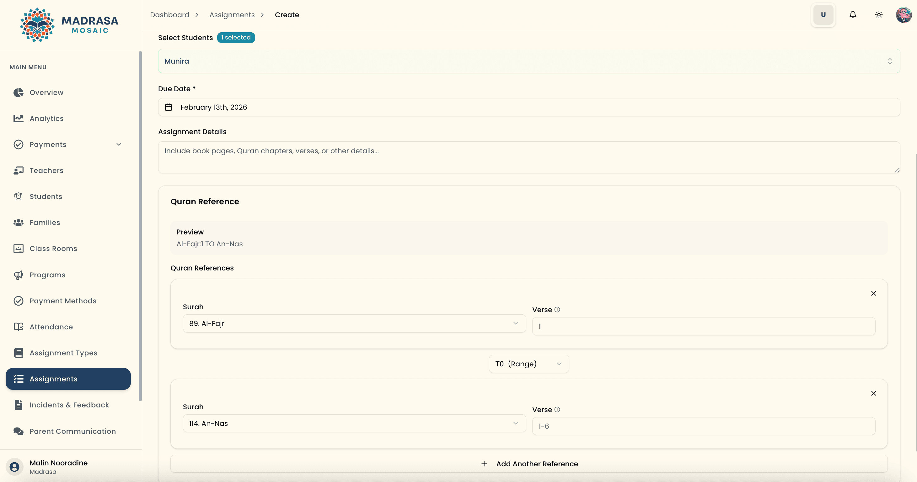 Powerful Features Dashboard View